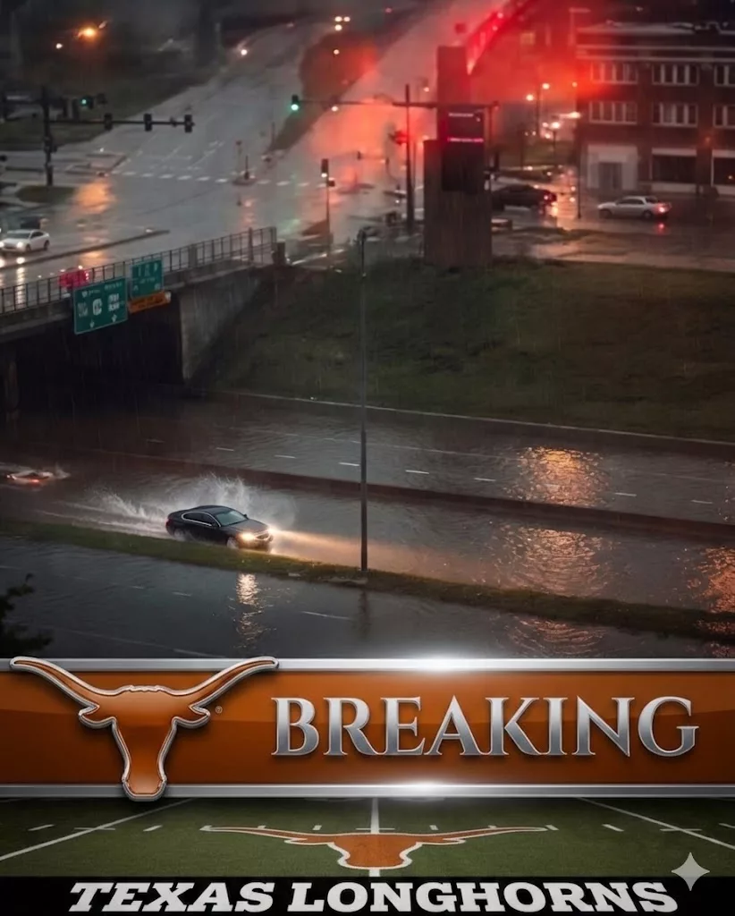 Cover Image for BREAKING: Tragic Flooding in Downtown Kansas City Claims Life of Child Linked to Texas Longhorns Star
