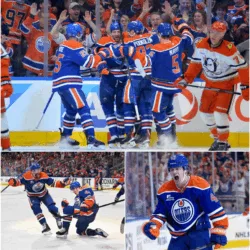 LATEST UPDATE: After a dramatic 4–3 comeback victory over the Anaheim Ducks in Game 1 of the NHL Playoffs, Rogers Place erupted in a wave of noise, energy, and pure belief.