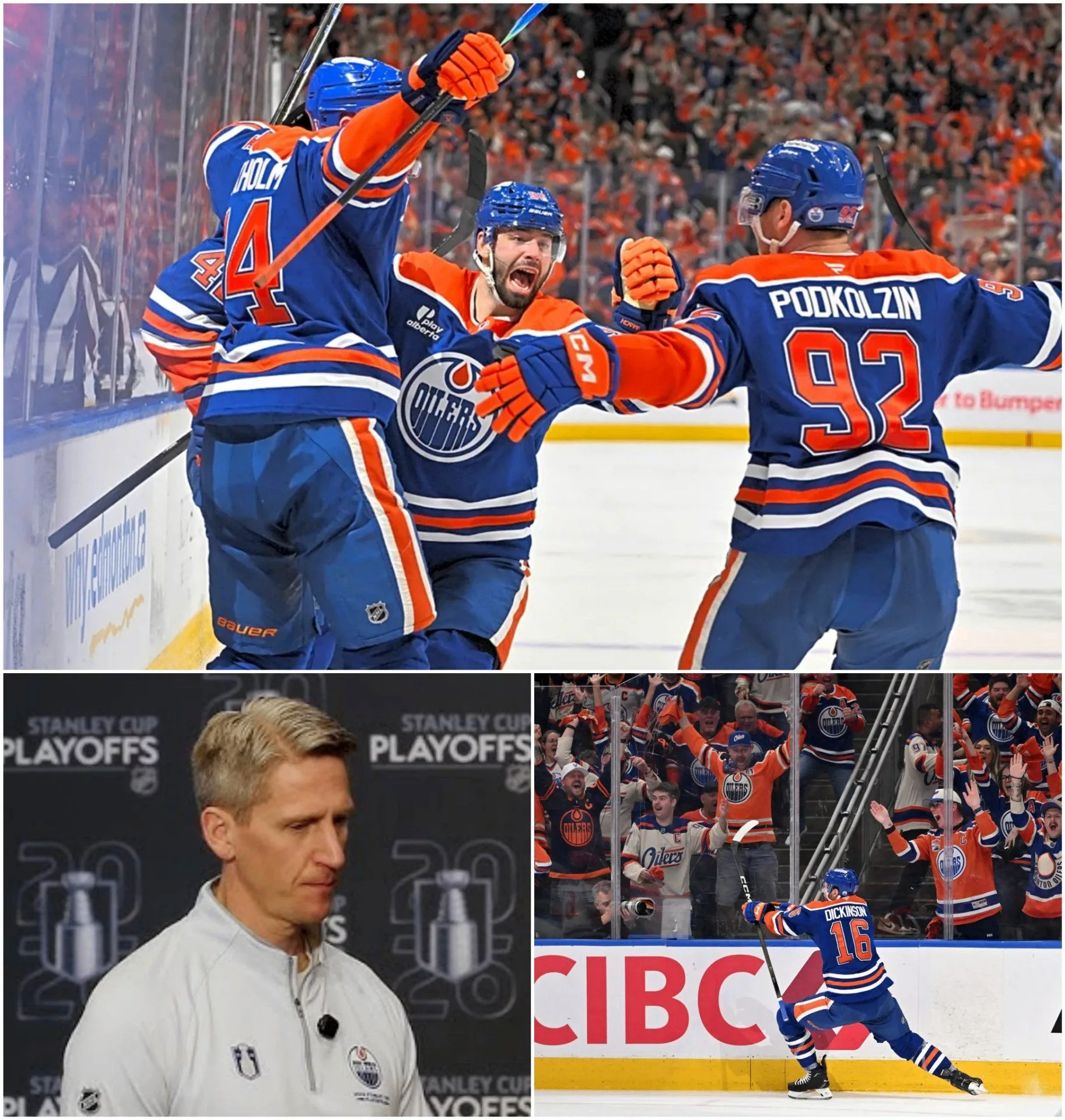Cover Image for “Ten Words That Changed the Night” — Inside the Oilers’ Message After a 4–3 Game 1 Comeback Over Anaheim