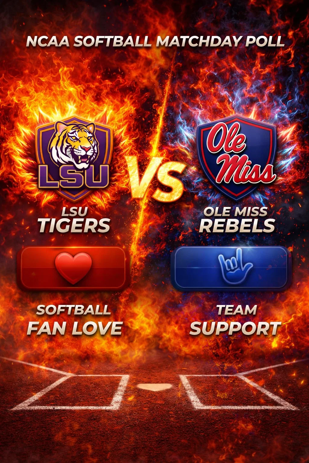 Cover Image for 📺 How to Watch LSU Tigers softball vs Ole Miss Rebels softball (April 19)