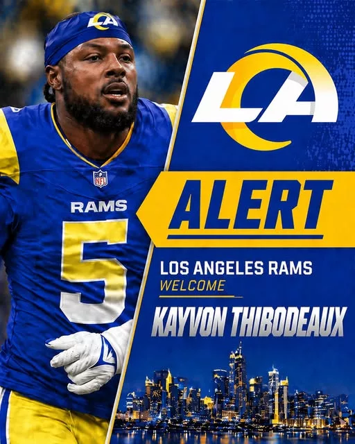 Cover Image for 🚨 A shock move out of New York… and a massive win for L.A. 👀  Kayvon Thibodeaux is reportedly heading to the Los Angeles Rams after the New York Giants walked away from contract extension talks 😳  A young superstar pass rusher, now stepping into a starting role in L.A.? That could instantly transform the Rams’ defense and bring serious pressure off the edge.  👉 How did negotiations fall apart — and what does this mean for BOTH teams? The full story is bigger than you think.