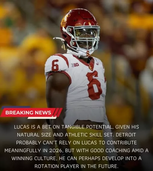 Cover Image for 🦁 A new force coming to Detroit’s defense? The Detroit Lions are expected to add a physical specimen at edge opposite Aidan Hutchinson 👀 If this happens, it could completely transform the pass rush — giving Hutchinson the support he’s been waiting for and creating nightmares for opposing QBs. Power. Speed. Relentless pressure. 👉 Is this the missing piece that takes the Lions’ defense to an elite level? The full story might be bigger than you think.