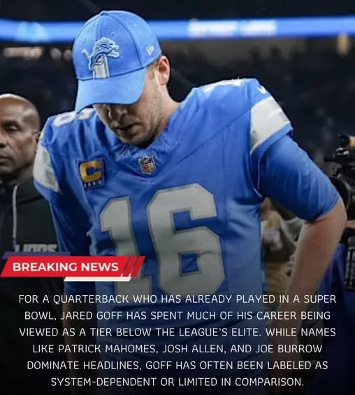 Cover Image for 🔥 Once overlooked and doubted, Jared Goff is quietly rewriting his story with the Detroit Lions 👀 No longer just a question mark, Goff is responding with performances that are forcing everyone to take notice. His confidence, leadership, and command of the offense are changing the narrative around him. Is this just a hot streak… or the real rise of a quarterback many had already counted out? 👉 Don’t miss the full story behind his surprising turnaround!
