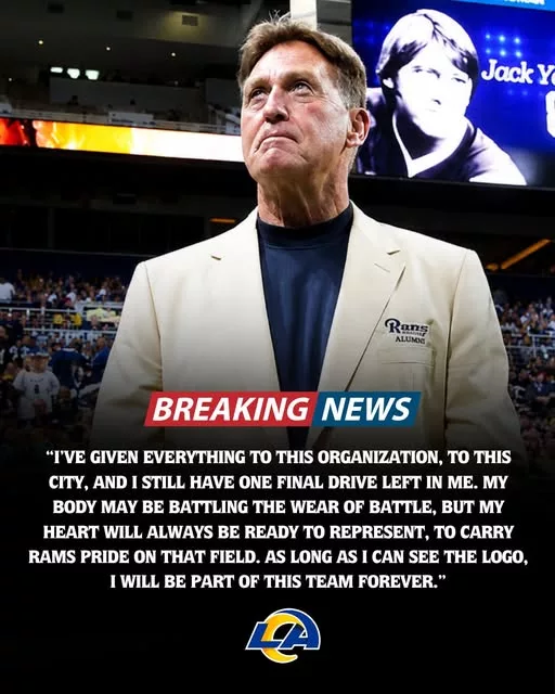 Cover Image for 💙 LOS ANGELES STANDS STILL TONIGHT 💙  A heavy silence has fallen over SoFi Stadium and across Rams Nation after heartbreaking news revealed that a beloved football legend has been diagnosed with a rare and relentless autoimmune disease. 😢  For generations of fans, he represented toughness, fearlessness, and the unstoppable spirit of the legendary “Fearsome Foursome.” But even now, facing the toughest battle of his life, those close to him say he refuses to back down. 💪  Messages of love and support are already pouring in from across the NFL as Los Angeles rallies around one of its most iconic figures.  👉 The emotional story behind the diagnosis — and the legend’s powerful response — is leaving fans deeply moved…