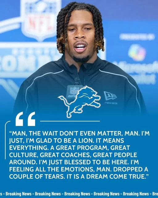 Cover Image for 💙 “Dropped a couple tears…” — and the whole city felt it 👀 One emotional rookie just sent a powerful message to his new home — and it’s already hitting fans right in the heart 😢 Grit. Gratitude. Real emotion. 👉 In a city built on toughness, this moment means more than football… the full story will stay with you.