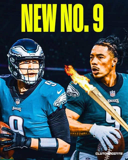 Cover Image for 🦅 THE LEGACY OF No. 9 LIVES ON IN PHILLY 🦅  For the first time since Nick Foles delivered the unforgettable Super Bowl LII magic, the iconic No. 9 is officially returning to the field for the Philadelphia Eagles. 👀  First-round rookie Makai Lemon revealed he’ll wear the legendary number — but what touched fans most was what happened before the announcement.  Foles personally called Lemon to “pass the number down” and give him his blessing in a private conversation that Lemon says he’ll never forget. 💚  “I’ll represent the number 9 well,” the rookie said emotionally.  👉 From the “Philly Special” to a brand-new era, Eagles fans are already feeling chills over this moment…