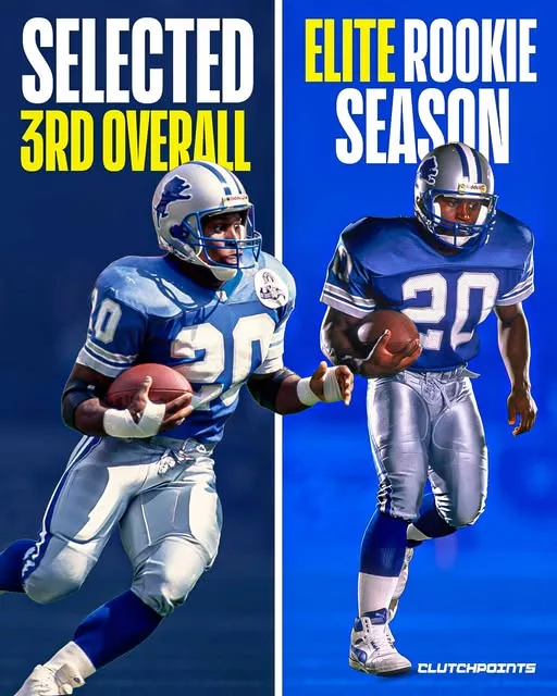 Cover Image for 🦁 THE DAY DETROIT FOUND A LEGEND 🦁  When the Detroit Lions selected Barry Sanders with the No. 3 pick in the 1989 NFL Draft, nobody could have imagined they were witnessing the beginning of one of the greatest careers football would ever see. 👀  From his very first season, Sanders left defenders completely helpless with jaw-dropping cuts, impossible balance, and unmatched explosiveness. 💨  1,470 rushing yards. 14 touchdowns. Offensive Rookie of the Year.  And that was only the beginning.  👉 The story of how Barry Sanders changed football forever still leaves NFL fans speechless decades later…