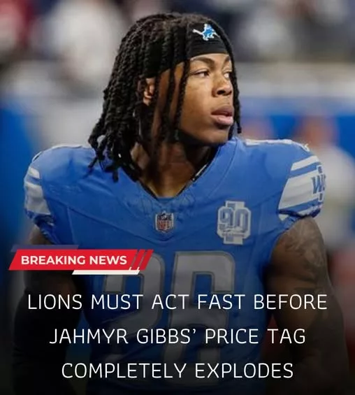Cover Image for 🦁 The Detroit Lions may be running out of time to make one of the most important decisions of their future 👀  After another explosive season, Jahmyr Gibbs is quickly becoming one of the NFL’s most dangerous offensive weapons — and league insiders believe his price tag could absolutely skyrocket if Detroit waits too long to discuss a long-term extension 😳  The speed, versatility, and game-breaking ability Gibbs brings to Ben Johnson’s offense have already turned him into a nightmare for defenses. Now some analysts are warning the Lions could soon face a massive bidding war-level contract situation if his production keeps climbing.  Fans are already debating one huge question: should Detroit lock him up NOW before the market completely explodes?  👇 Full story on Gibbs’ rising value and why the Lions may need to act faster than expected.