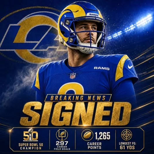 Cover Image for 🚨SHOCKING NFL MOVE: Just FIVE hours after being unexpectedly released by the Green Bay Packers, the Los Angeles Rams reportedly wasted no time signing a Super Bowl champion kicker many fans still consider one of the greatest special teams weapons in league history 😳  What’s making this story explode online is the unbelievable stat attached to him: a perfect 100% kicking success rate during his most recent stretch — plus surprising athleticism that reportedly includes 4.8 speed 👀  League insiders say Sean McVay personally pushed for the move, believing the veteran could instantly stabilize one of the Rams’ biggest concerns heading into 2026.  👇 Full details on the shocking release, why Green Bay moved on, and why Los Angeles believes this signing could quietly become a season-changing decision.