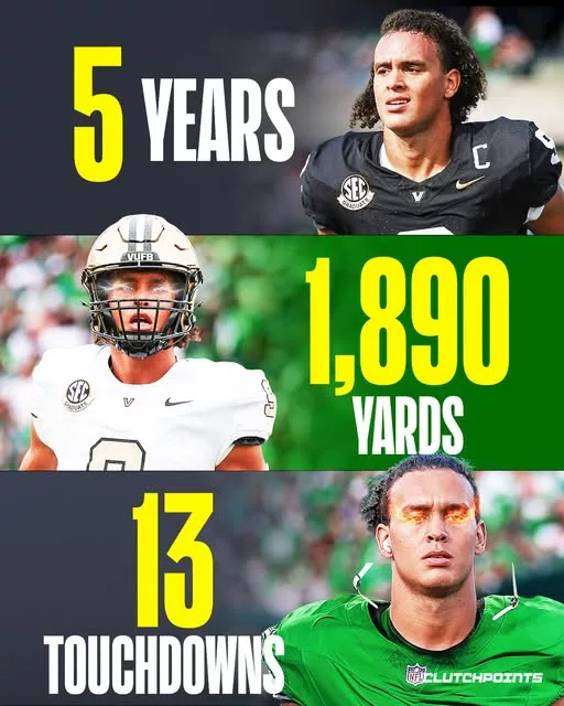 Cover Image for 🦅 FROM FAILED QB TO POSSIBLE EAGLES WEAPON — ELI STOWERS’ JOURNEY IS INCREDIBLE 🦅  Before Eli Stowers became one of college football’s most dangerous tight ends, he was a former quarterback recruit fighting to save his career. 😳  Now? The Philadelphia Eagles may have landed one of the most unique offensive weapons in the entire draft.  After transforming himself at Vanderbilt into a unanimous All-American and John Mackey Award winner, Stowers arrives in Philadelphia with elite athleticism, massive confidence, and the reputation of a true “chess piece” for the offense. 🔥  Some inside the organization believe his versatility could make him a nightmare matchup immediately. 👀  👉 Why Eagles coaches are so fascinated by Stowers’ unbelievable football transformation…