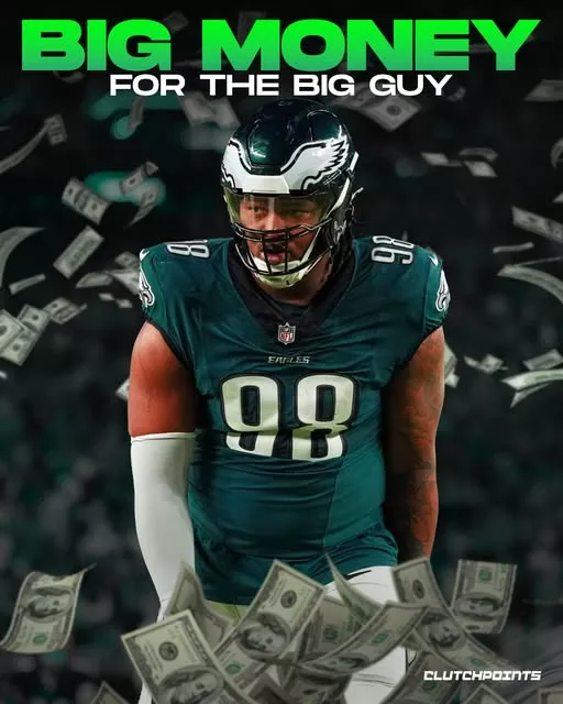 Cover Image for 🦅 THE EAGLES MAY ALREADY KNOW WHO THEIR NEXT MASSIVE PAYDAY IS GOING TO 🦅  Jalen Carter didn’t have a “perfect” 2025 season… but opposing offenses still feared him every single week. 💥  The Philadelphia Eagles know elite interior pass rushers are nearly impossible to replace — and now many around the league believe Carter is next in line for a monster extension worth $60M+ 😳💰  After locking up Jordan Davis, Philly may already be preparing to secure another cornerstone of the defense for years to come.  And with rumors swirling around a possible A.J. Brown trade creating future cap space, this move could happen much sooner than fans expect. 👀  👉 Why the Eagles appear ready to make Carter one of the franchise’s highest-paid stars…