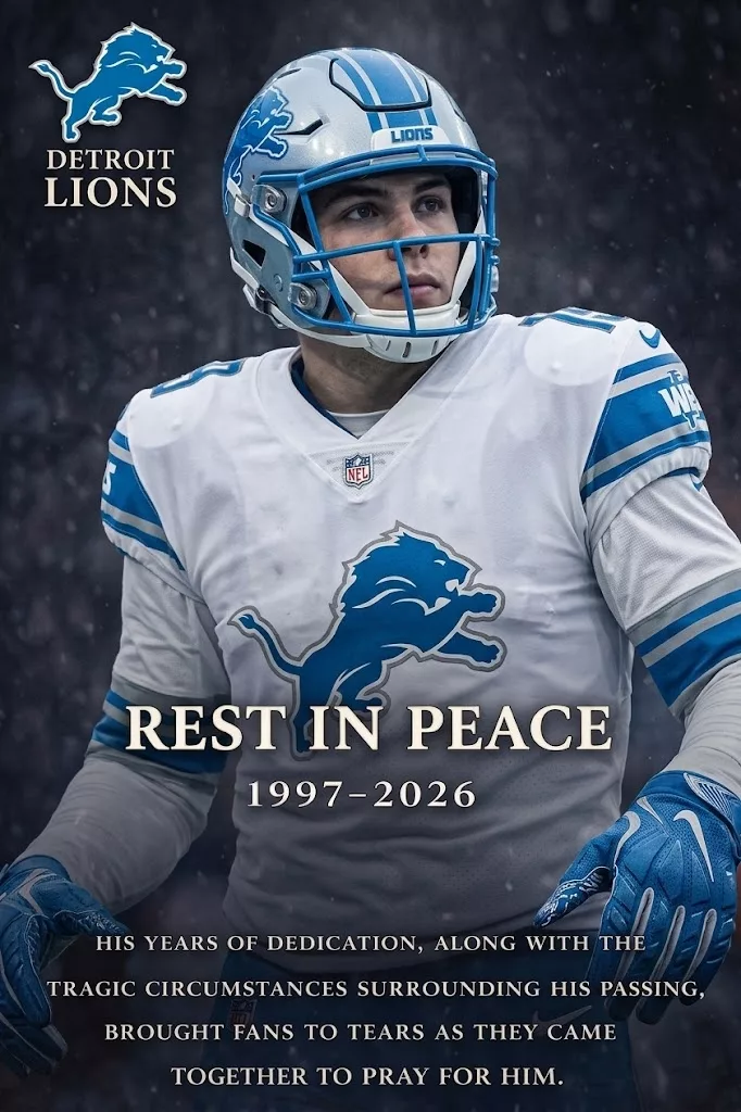 Cover Image for SAD NEWS 💔: Former Detroit Lions star tragically dies at 28 after being shot while breaking up a bar fight, leaving behind his newlywed wife and a 3-year-old child. His passing has left the Detroit football community and NFL fans everywhere in deep mourning.