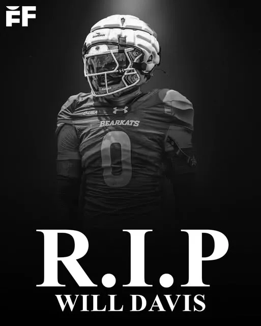 Cover Image for 💔 Tragic news has shaken the college football world. Sam Houston defensive back Will Davis sadly passed away on Saturday night, leaving teammates, coaches, and fans heartbroken. 🕊️ Davis had just transferred to Sam Houston earlier this year after spending time at West Virginia, and many believed he was preparing for a major new chapter in his football journey. Before that, he earned First-Team All-Conference honors at Virginia Union, building a reputation as both a talented athlete and respected teammate. Now, the football community is coming together to mourn a young life lost far too soon. Messages of support and condolences are pouring in across social media as those closest to him remember not only the player he was — but the person he was off the field. ❤️ Prayers go out to his family, friends, teammates, and everyone impacted by this heartbreaking loss.