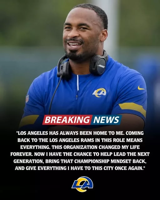 Cover Image for 🚨🐏 Robert Woods is officially BACK with the Los Angeles Rams — but this time, in a powerful new leadership role after retirement 😳🔥  One of the most respected figures of the Sean McVay era is returning to Los Angeles, and insiders say his impact could go FAR beyond the locker room 👀  Woods was never just a receiver for the Rams. He was toughness. Leadership. Culture. Accountability.  Now many fans believe his return could help shape the next generation of Rams stars as the franchise pushes for another Super Bowl run 🏆  And honestly? The emotional reaction across Rams Nation says everything 💙💛  👇 Full details on Woods’ surprising return, the major role he’ll reportedly hold inside the organization, and why players and fans are already celebrating tonight.
