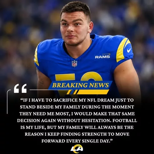 Cover Image for 🚨🐏 The Los Angeles Rams reportedly made one of the toughest decisions of the offseason after a beloved young player unexpectedly walked out of mandatory practice 😳  At first, many fans feared the worst. Rumors exploded across social media almost instantly.  But everything changed once the player finally revealed the deeply personal family reasons behind his sudden absence 💔  Instead of anger, much of Los Angeles responded with support, compassion, and forgiveness — with many Rams fans now rallying behind the young talent during an emotional moment bigger than football 👀  The organization reportedly handled the situation carefully behind the scenes, even after making a difficult roster decision that shocked parts of the fanbase.  👇 Full story on the unexpected walkout, the emotional family situation that changed public opinion completely, and why Rams Nation is now standing behind the player despite the controversy.