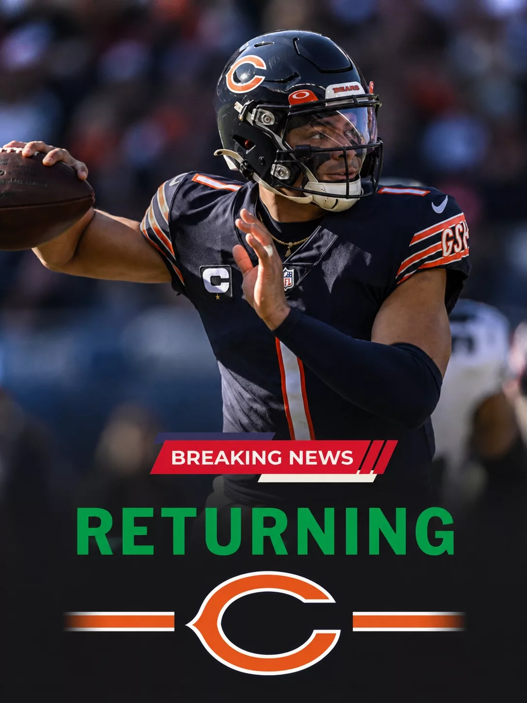 Cover Image for HE’S COMING HOME: The same former Chicago Bears star who once electrified Soldier Field is now eyeing a sensational return to Chicago — and the entire NFC North is already trembling!