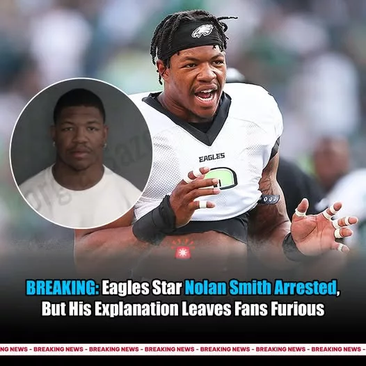 Cover Image for 🦅 Eagles fans are stunned after defensive star was reportedly arrested — but it’s his explanation afterward that has social media absolutely exploding. 😳🚨  Many supporters initially hoped the situation would turn out to be a misunderstanding, but details surrounding the incident — along with Smith’s response — quickly sparked frustration and disappointment across the NFL world.  The former Georgia standout has become one of Philadelphia’s most important young defenders, which makes the controversy even more shocking for a fan base expecting a massive breakout season from him in 2026. 👀  Now fans are debating whether this will simply become a learning moment for the young star… or the beginning of a much bigger distraction for an Eagles team chasing another Super Bowl. 💥