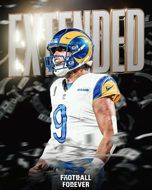 Cover Image for 🚨 MATTHEW STAFFORD IS GETTING PAID. 💰🐏  The Rams are reportedly locking in franchise QB Matthew Stafford with a massive 1-year, $55 million extension worth up to $60 million — keeping the Super Bowl-winning veteran in Los Angeles even longer. 😳  At 38 years old, Stafford now has 2 years and potentially $105 million remaining on his Rams deal, officially making him one of the highest-paid quarterbacks in the entire NFL with a $52.5M average salary.  The move sends a loud message to the league: Sean McVay and the Rams still believe their championship window is OPEN. 👀🏆  Some fans are shocked by the number. Others believe Stafford has earned every dollar after bringing a Lombardi Trophy back to LA.  Now the pressure rises even more… because the Rams are clearly going all-in again.