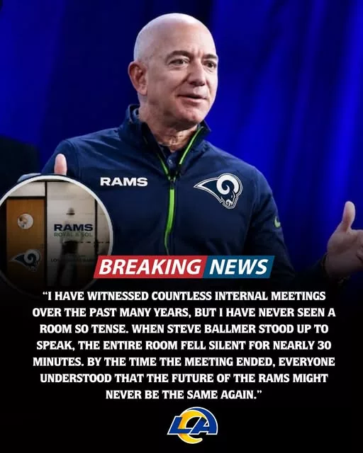 Cover Image for 🚨 Los Angeles woke up to complete shock Thursday morning after a mysterious late-night emergency meeting reportedly called by Rams owner Stan Kroenke took an unexpected turn when billionaire Steve Ballmer suddenly appeared. 😳 What followed has left large parts of the LA sports community frustrated, emotional, and demanding answers. Sources say executives met behind closed doors for hours before an announcement finally surfaced early Thursday — and fans immediately feared major changes could be coming to the city’s sports landscape. 👀 Social media exploded with confusion as rumors spread about financial disputes, stadium-related decisions, and potential long-term consequences for Los Angeles sports fans. Many supporters are now wondering whether this marks the beginning of a much bigger shift involving some of the city’s most powerful owners. Right now, details remain limited… but the reaction across LA has already been massive. 💔