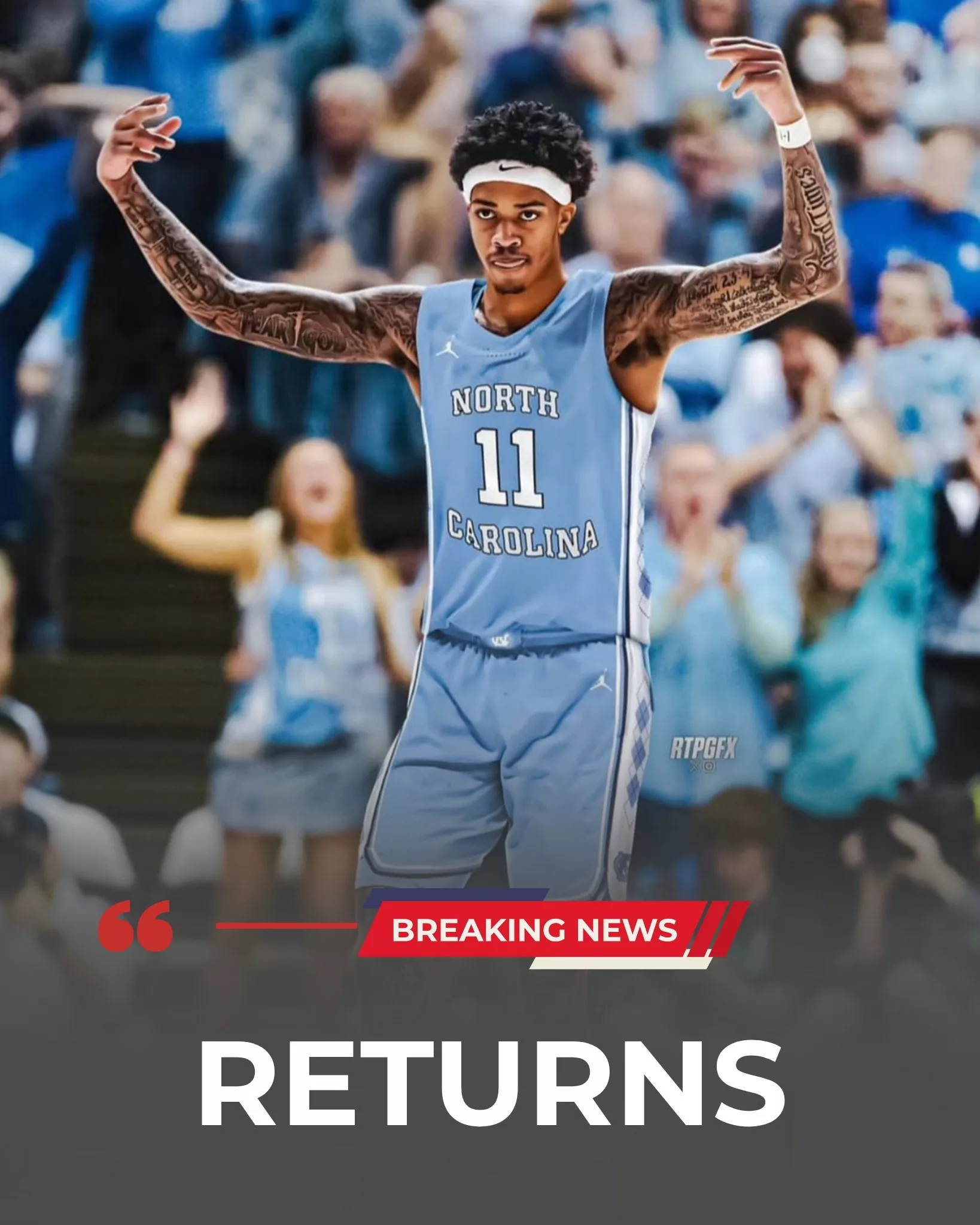 Cover Image for HE’S COMING HOME: The former 4-star talent of the North Carolina Tar Heels, who once electrified the Tar Heels, is aiming to return to Chapel Hill via the transfer portal — and the ACC is already shaking at the news!