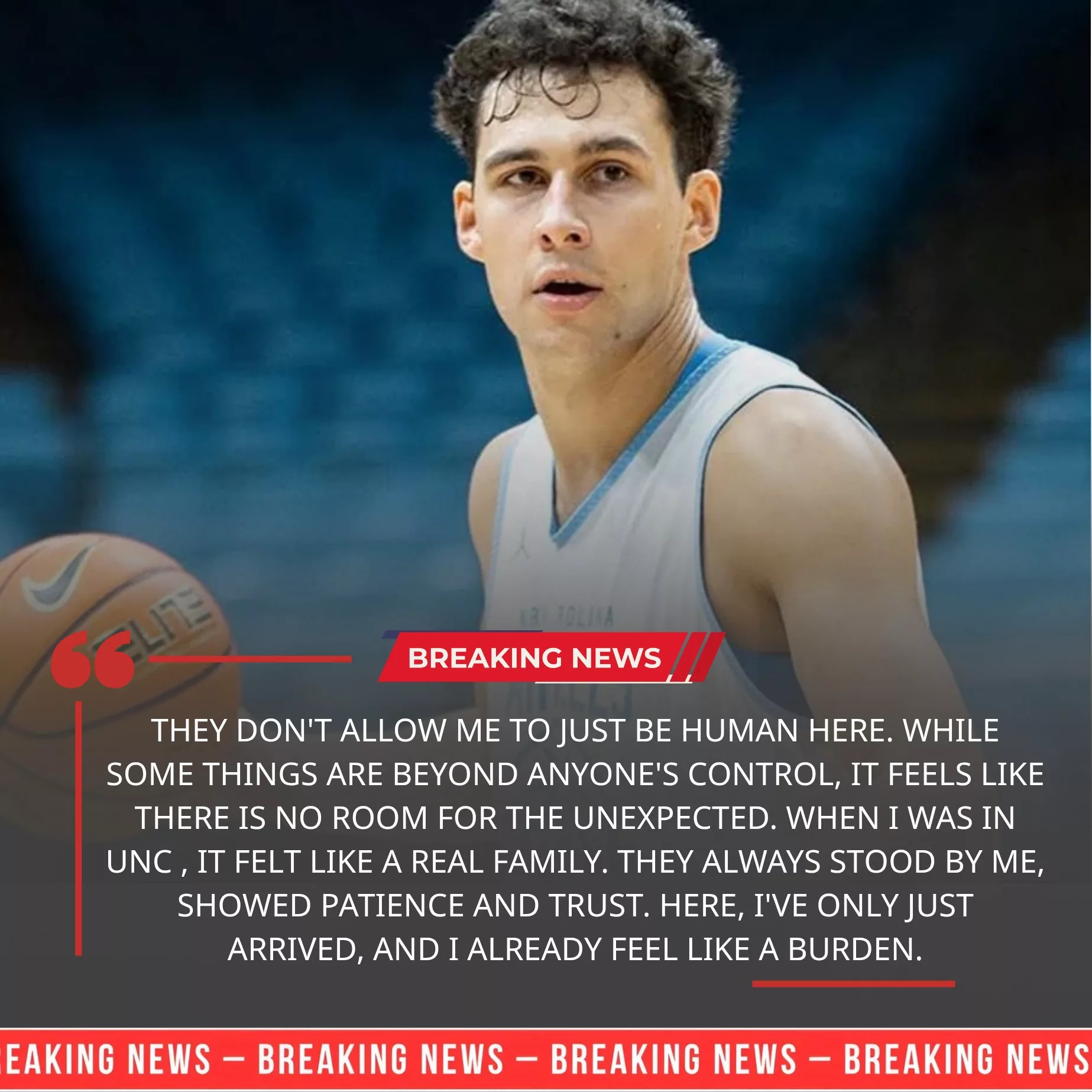 Cover Image for “They Don’t Allow Me to Rest Here” – Former Tar Heels Star Makes Stunning U-Turn, Demands Return to North Carolina Just 10 Days After Concluding OTAs with New Team. Fans Show Overwhelming Sympathy After Learning the Reason.