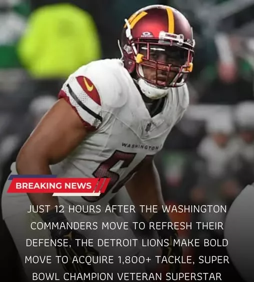 Cover Image for 🦁💣 Just hours after the Commanders made moves to reshape their defense, the Lions reportedly answered with a blockbuster veteran addition that could completely change Detroit’s mentality on that side of the ball. 👀🔥 According to growing speculation, Detroit is targeting a Super Bowl champion defender with more than 1,800 career tackles — a proven leader whose experience, toughness, and football IQ could immediately elevate the Lions’ championship hopes. 🏈😳 Fans are already imagining what a veteran presence like this could mean for Detroit’s young defensive core alongside Aidan Hutchinson, Jack Campbell, and Kerby Joseph. Some insiders believe this move would signal the Lions are officially “all-in” for a Super Bowl run in 2026. 💥 Now the entire NFC North is watching closely. 👀