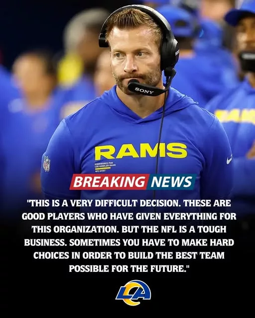 Cover Image for 🚨 SAD NEWS OUT OF LOS ANGELES 💔🐏 The Rams have officially decided to move on from four veteran players in a shocking roster shakeup that is already sparking emotional reactions from fans across the NFL. For years, these veterans helped shape the locker room, brought experience to the roster, and played important roles during key moments for the franchise. But with the team looking toward the future, difficult decisions had to be made. 😔 Many fans now believe this could signal the beginning of a major new chapter for the Rams — one focused on younger talent, financial flexibility, and rebuilding depth across the roster. But the biggest question remains… who’s next, and what bigger moves could Los Angeles still be planning? 👀