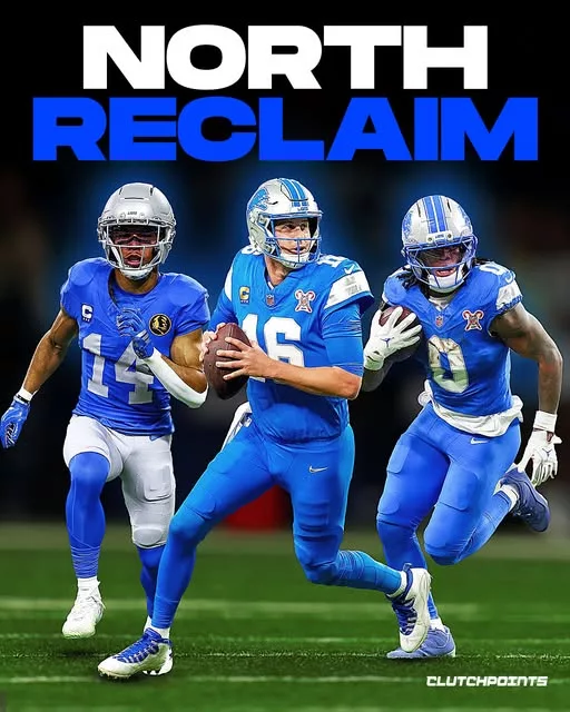 Cover Image for 🚨 DON’T SLEEP ON DETROIT IN 2026… 🦁🔥  PFF has officially ranked the Lions as the No. 2 team most likely to go from missing the playoffs straight back to winning the division — and honestly, it’s not hard to see why. 👀  Even during a disappointing season, Detroit still finished with the THIRD-highest overall PFF grade in the NFL and remained one of football’s most explosive offenses. With Jared Goff, Jahmyr Gibbs, Amon-Ra St. Brown, and Penei Sewell still leading the charge, this roster is loaded with star power. 💥  And if the defense finally gets healthy while young talents like Blake Miller and Derrick Moore develop quickly… the NFC North could belong to Detroit once again. 🏆
