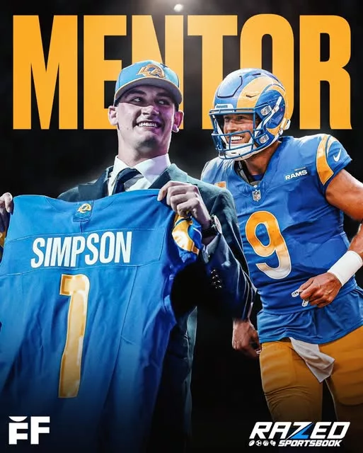 Cover Image for 🔥 HAS MATTHEW STAFFORD ALREADY FOUND HIS SUCCESSOR? 🔥  In comments that have Rams fans buzzing, Matthew Stafford revealed he has been a fan of Ty Simpson since his Alabama days and is now willing to share everything he has learned throughout his NFL career to help the rookie develop.  Stafford said he even texted Simpson after he was drafted and made it clear that he plans to do everything possible to support the young quarterback’s growth. What has fans especially excited is Stafford describing Simpson as a “sponge” who is constantly looking to learn and improve.  Could this be the beginning of the Rams’ quarterback succession plan, with a Super Bowl-winning veteran helping shape the franchise’s next leader?