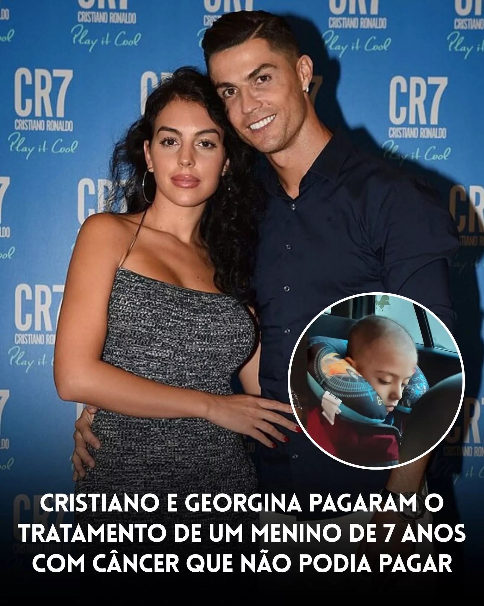 Cover Image for ❤️ Um gesto que valeu mais do que qualquer troféu: Cristiano Ronaldo, Georgina Rodríguez e a esperança devolvida ao pequeno Tomás