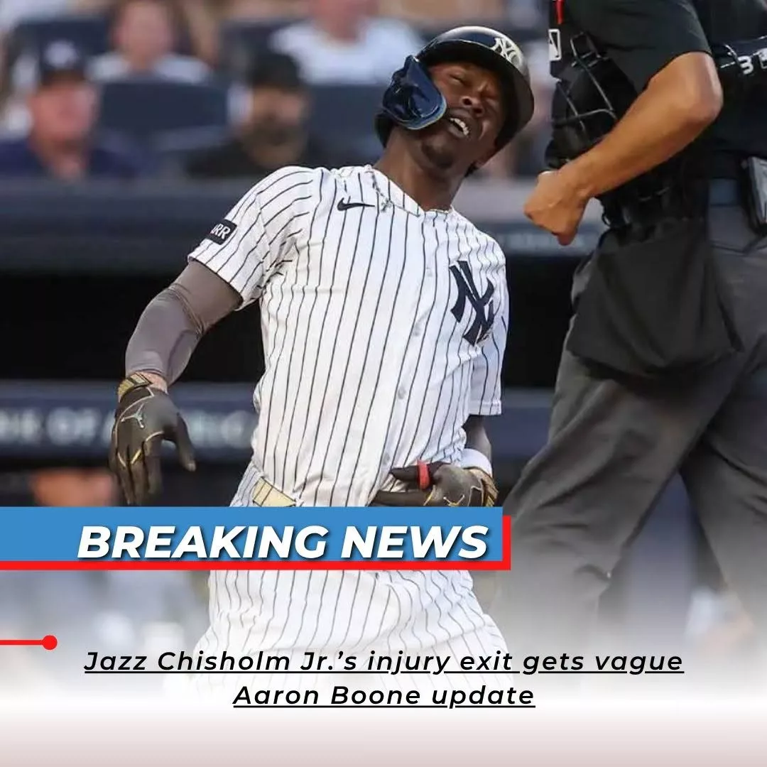 Cover Image for 🚨 Yankees Hold Their Breath After Jazz Chisholm Jr.’s Sudden Exit as Aaron Boone Faces Growing Questions