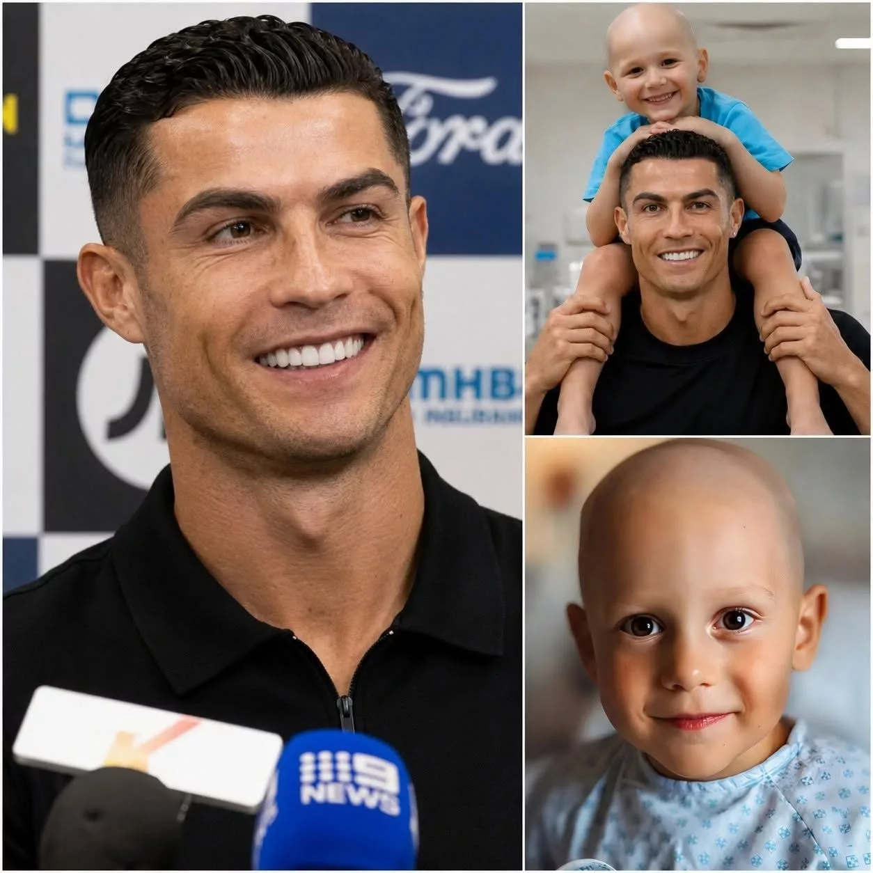 Cover Image for 💖 UM GESTO DE OURO: CRISTIANO RONALDO EMOCIONA O MUNDO COM SURPRESA INESPERADA PARA MENINO DOENTE