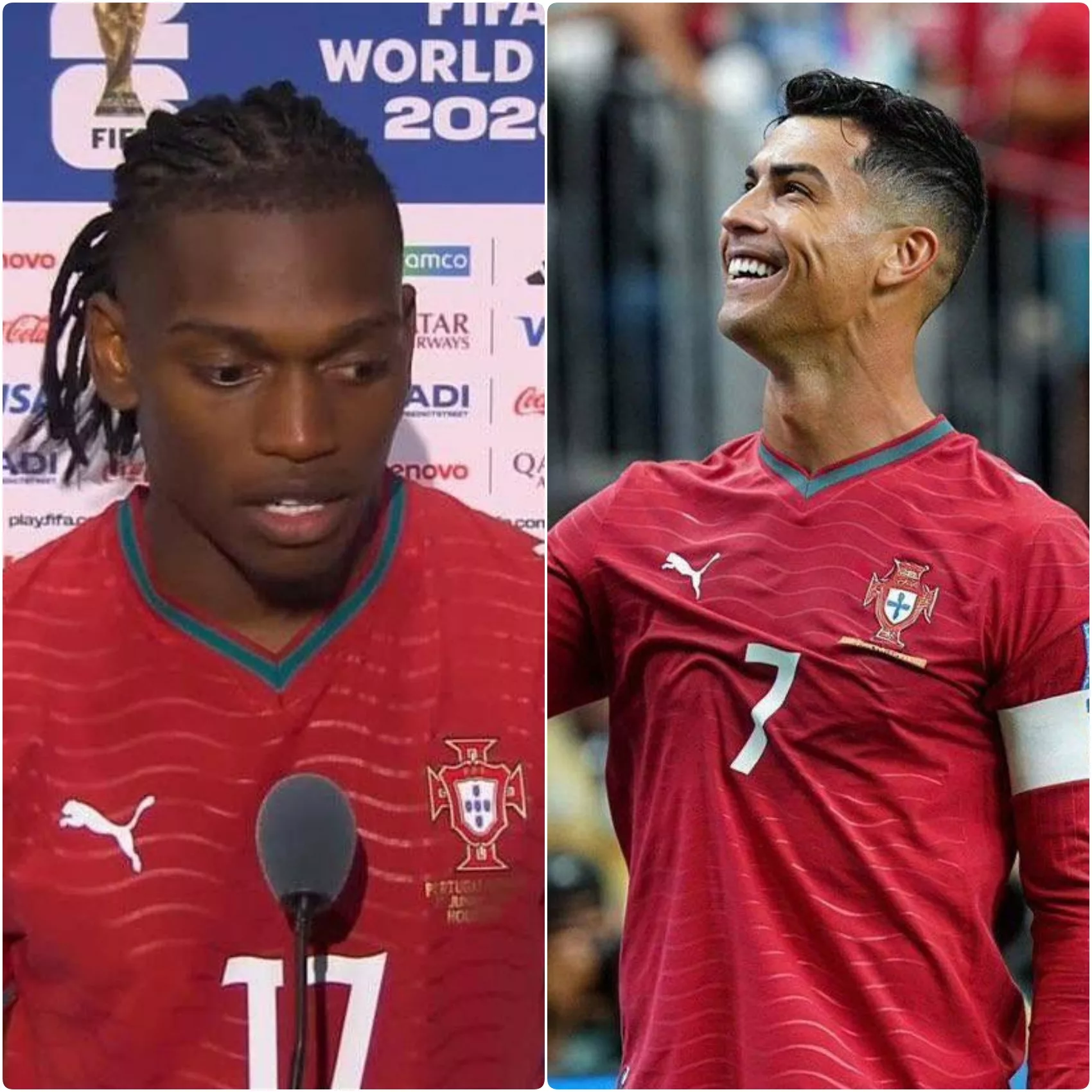 Cover Image for 🚨🇵🇹  Rafael Leão Reforça a União da Seleção Após a Qualificação para a Fase a Eliminar