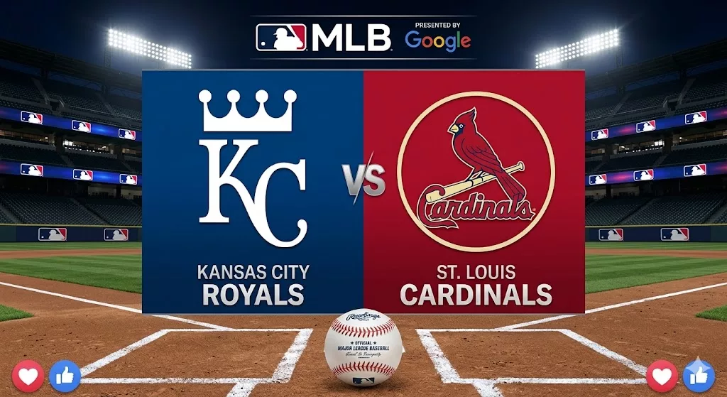 Cover Image for HOW TO WATCH 🚨: Kansas City Royals vs. St. Louis Cardinals — Game Time Confirmed as Cardinals Prepare for Another Important Showdown