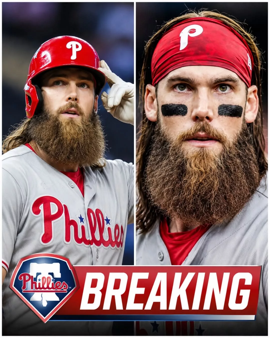 Cover Image for PH.💥 BREAKING NEWS: Brandon Marsh leads the NL outfield All-Star voting, Phillies set to have a star-studded lineup at the Midsummer Classic! ⚡