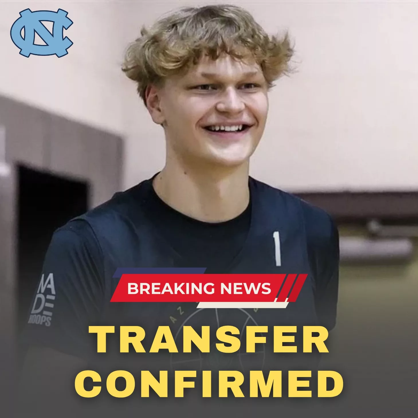 Cover Image for BREAKING NEWS: A five-star center has shocked the college basketball world by officially committing to the North Carolina Tar Heels basketball.