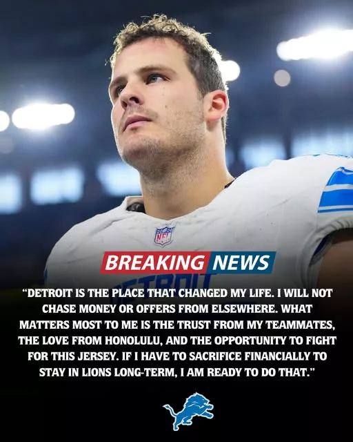 Cover Image for 🦁 SHOCKWAVES ACROSS THE NFL! 🦁  Just hours after reports surfaced that the Patriots were preparing an “irresistible” trade package, Sam LaPorta reportedly sent a message that Lions fans absolutely love: his priority is staying in Detroit for the long haul—even if it means sacrificing financially.  In today’s NFL, stars rarely talk about taking less money. That’s why this rumor has exploded across social media. LaPorta has quickly become one of the faces of Detroit’s young core, and the idea of him choosing culture, teammates, and a championship pursuit over a bigger payday is exactly the kind of story that energizes a fanbase.  👀 Is this proof that Dan Campbell and Brad Holmes have built something special in Detroit?  One thing is certain: Lions Nation doesn’t want to imagine a future without No. 87.
