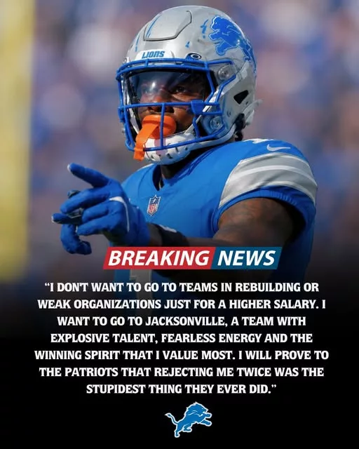Cover Image for 🚨 NFL DRAMA JUST TOOK ANOTHER WILD TURN! 🚨  Just hours after reports surfaced that a reunion with the New England Patriots was off the table, an All-Pro superstar with more than 10,000 career receiving yards is suddenly being linked to the Detroit Lions—and fans can’t stop talking about the possibility.  What has really fueled the speculation is the reported motivation behind the move. According to the buzz, the veteran believes helping Detroit win its first Super Bowl would be the perfect response after being overlooked by his former team.  Imagine adding a proven playmaker with championship experience to an offense that already features Jared Goff, Amon-Ra St. Brown, Jahmyr Gibbs, and Jameson Williams.  👀 Is this realistic or just offseason hype? Either way, Lions Nation is buzzing about what could be one of the biggest storylines of the summer.
