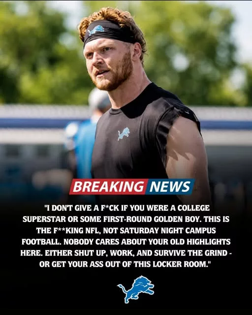 Cover Image for 🚨 LOCKER ROOM TENSION IN DETROIT? 🚨 Reports emerging from Lions offseason activities suggest Aidan Hutchinson delivered a fiery message to a rookie teammate after frustration reportedly surfaced regarding the team’s demanding training program. According to the buzz, Hutchinson wasn’t interested in excuses. The Lions’ defensive leader is said to have reminded the young player that Detroit’s culture was built on toughness, accountability, and embracing challenges—not avoiding them. The reported exchange quickly became a talking point among those following the team’s offseason preparations. Some fans see it as a sign of tension. Others view it as exactly the kind of leadership that has helped transform the Lions into a legitimate Super Bowl contender. Was this a heated confrontation or simply a veteran setting the standard for a newcomer? Either way, the story has Detroit fans talking. 🦁🔥