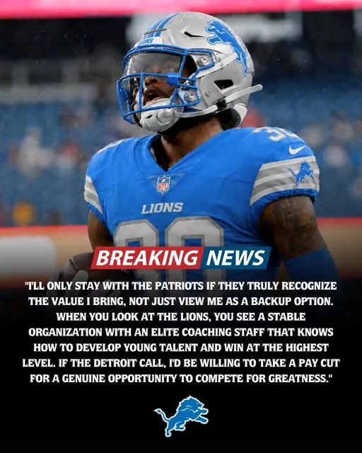 Cover Image for 🦁🚨 TRADE DRAMA BREWING? 🚨🦁  Just 24 hours after the Patriots reportedly made headlines by landing A.J. Brown, another stunning storyline is beginning to emerge. Reports suggest a veteran offensive leader from New England’s recent Super Bowl run and six-game winning streak has become frustrated enough to seek a fresh start—and Detroit may be at the top of his wish list.  Even more surprising, the veteran reportedly walked away from OTAs before publicly expressing interest in joining Dan Campbell’s Lions. If true, this could be one of the most intriguing developments of the offseason.  Detroit already boasts one of the NFL’s strongest locker rooms, and adding a proven leader with championship experience could take the team to another level.  👀 Should Brad Holmes make the call, or should the Lions stick with their current roster? Fans are already debating.