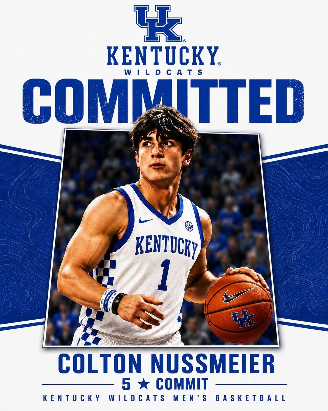 Cover Image for 🏀🚨 BOOM‼ The Kentucky Wildcats believe they have found a key piece for the future of their franchise on the recruiting trail! 🔥💙🤍