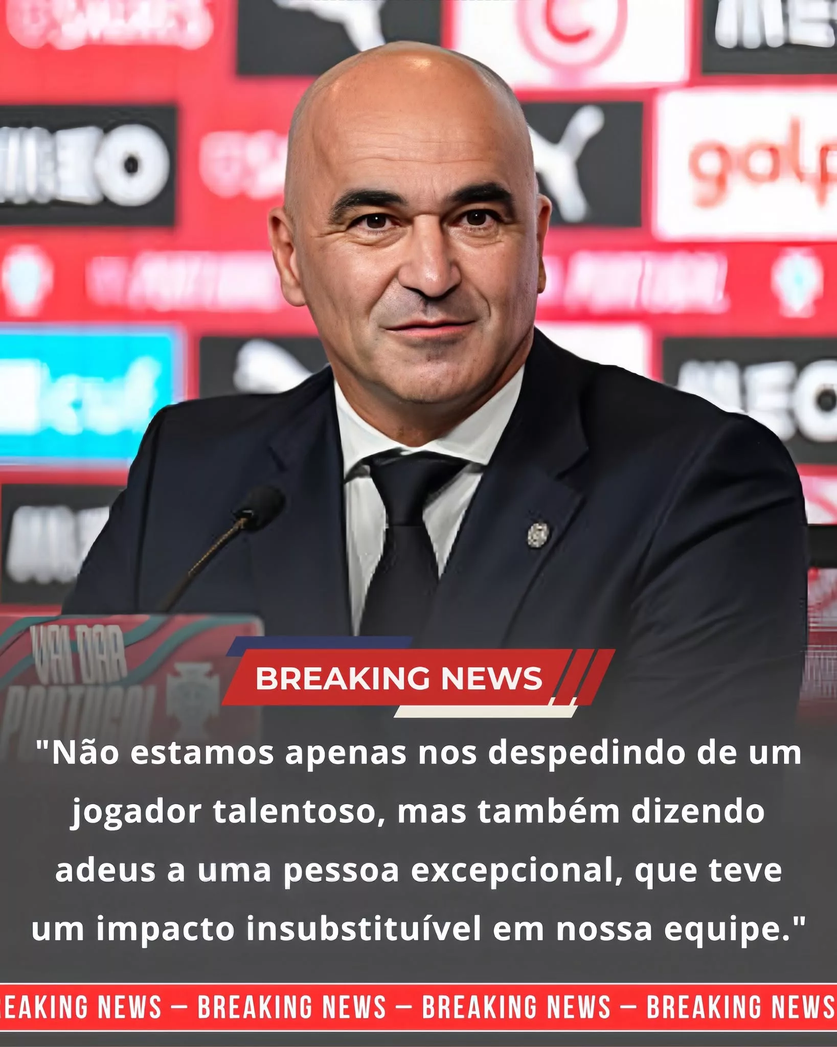 Cover Image for “Vamos sentir a falta dele mais do que as palavras conseguem explicar…”