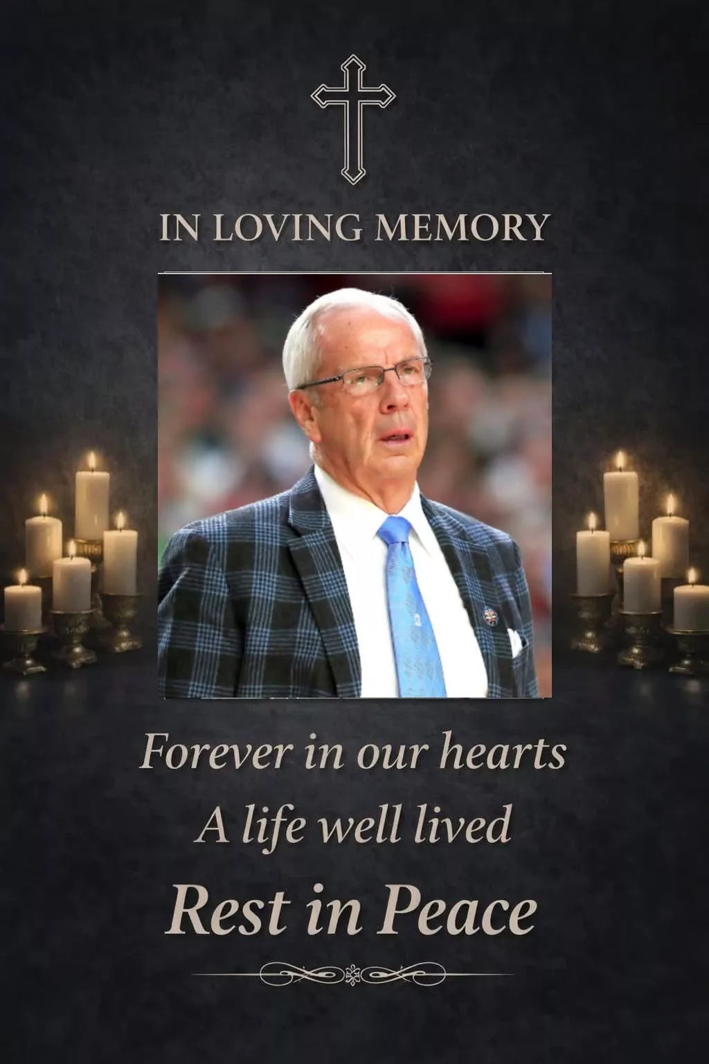 Cover Image for Tragic Loss: The Entire Family Mourns as They Announce the Passing of North Carolina Legend Roy Williams, Who Passed Away at the Age of 75