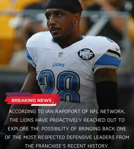 Cover Image for 🦁🚨 A familiar face may be on the verge of returning to Detroit! According to reports, the Lions have sent an attractive offer to former Pro Bowl safety Quandre Diggs, a move that is reportedly drawing attention across the entire NFL. Diggs was not only one of the most beloved players in Detroit during his first stint with the team, but he is also a proven veteran leader who could bring stability and experience to a defense with Super Bowl ambitions. Could this become the emotional reunion Lions fans have been hoping for? And what is driving Detroit to pursue a return now, after years apart? 👀👇