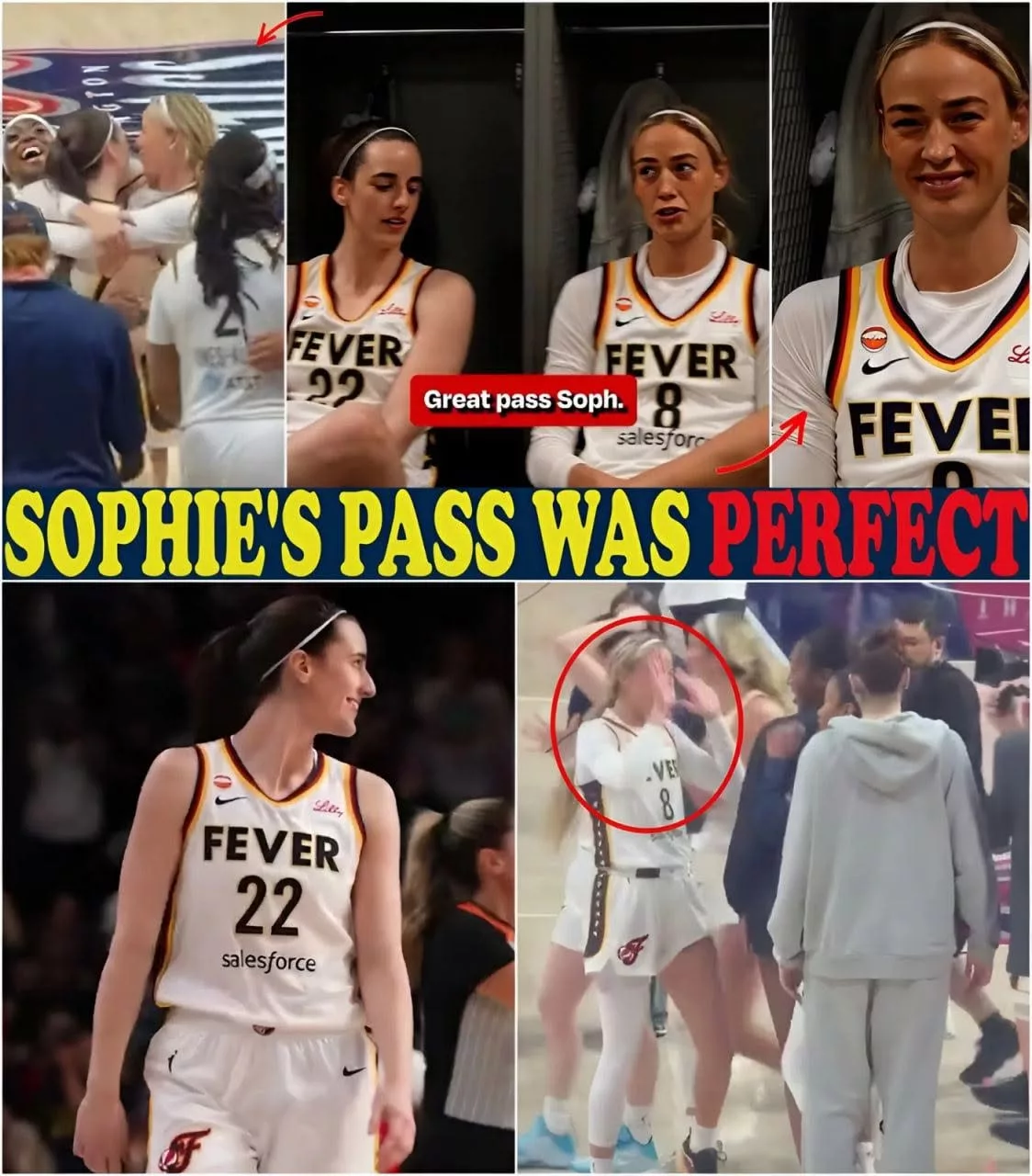 Cover Image for BREAKING: On the court, Caitlin Clark brought the entire game to a standstill with a logo three in the final 1.2 seconds. But the Indiana Fever locker-room reaction afterward is what has fans stunned.