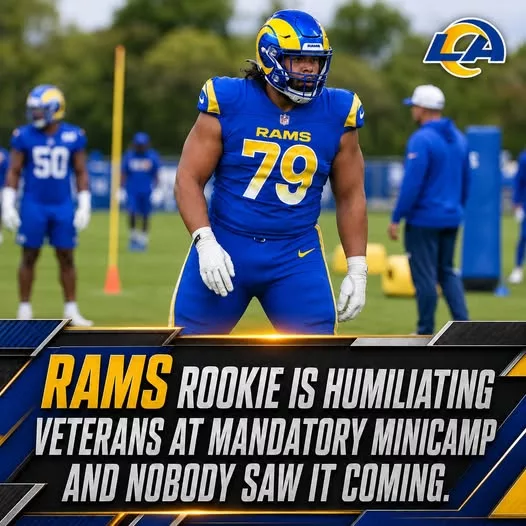 Cover Image for 🔥🐏🚨 BREAKING: A rookie nobody expected to dominate this early is reportedly turning heads at Rams mandatory minicamp—and veterans are taking notice.  What started as a few impressive reps has quickly become one of the biggest storylines of camp. Coaches are reportedly thrilled, teammates are talking, and insiders say this young playmaker is making life extremely difficult for some of the team’s established veterans.  The most surprising part? Many analysts barely mentioned him when discussing impact rookies entering the offseason.  Now, that may be changing in a hurry.  Is this simply a hot streak in June, or are the Rams witnessing the emergence of their next breakout star? And which veteran players are reportedly struggling to contain him during practice?  👀👇 The buzz coming out of Los Angeles is getting louder by the day.  👉 Rams fans won’t want to miss this story.