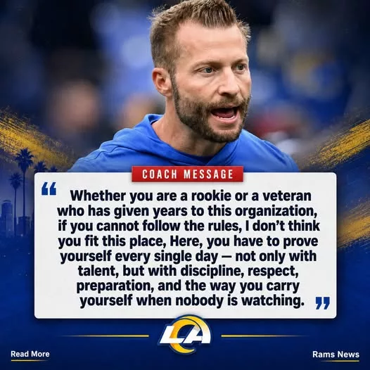 Cover Image for 🐏🚨 BREAKING: A shocking report is sending waves through Rams Nation after a veteran starter was allegedly released shortly after mandatory minicamp began. According to the developing story, concerns reportedly arose on the very first day of camp, leading to an unexpected decision that caught teammates, coaches, and fans completely off guard. If true, the move would represent one of the most dramatic roster developments of the Rams’ offseason and raise serious questions about what happened behind the scenes. The player had been expected to play a significant role this season, making the sudden turn of events even more surprising. Who was involved? What reportedly led to the decision? And how could this impact the Rams’ plans moving forward? 👀👇 The details emerging from Los Angeles have NFL fans talking. 👉 This is a story Rams fans won’t want to miss.