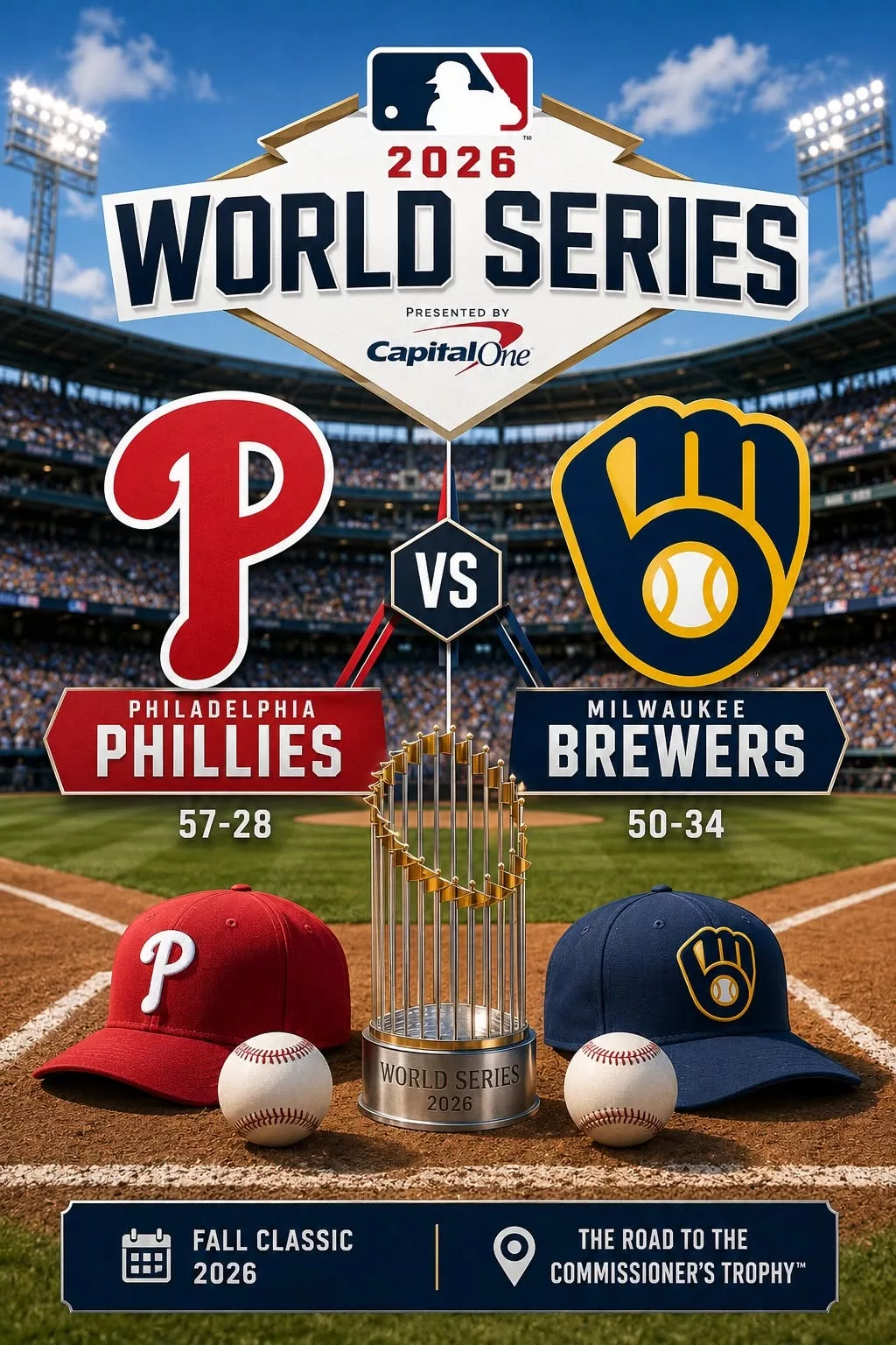 Cover Image for TIME CHANGE ANNOUNCEMENT: Philadelphia Phillies vs. Milwaukee Brewers — The official schedule for this highly anticipated MLB showdown has been adjusted!
