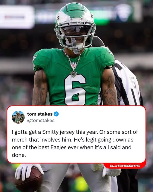 Cover Image for 🦅🌟 DEVONTA SMITH IS READY FOR ANOTHER LEVEL.  Philadelphia has always embraced players who play with heart, toughness, and an unwavering commitment to the team—and few embody those qualities better than DeVonta Smith.  With another season on the horizon, expectations are soaring for the Eagles’ star receiver. His chemistry with Jalen Hurts continues to grow, his route-running remains among the NFL’s best, and many believe his biggest season may still be ahead of him.  The confidence from coaches, teammates, and Eagles fans has never been higher.  🔥 Could Smitty be on the verge of a true WR1 breakout? 🏆 Can he help lead Philadelphia back to another Super Bowl run? 👀 Is this the year he reaches a whole new level of greatness?  👇 Full story and fan predictions in the comments!