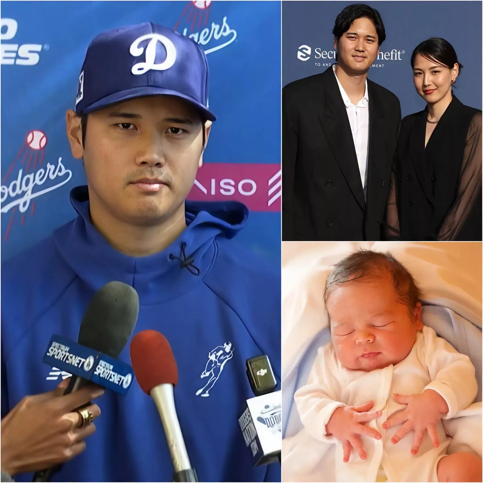 Cover Image for “THE MOMENT I HELD MY CHILD FOR THE FIRST TIME, EVERYTHING CHANGED…” Shohei Ohtani shared an emotional moment after the arrival of his second child,